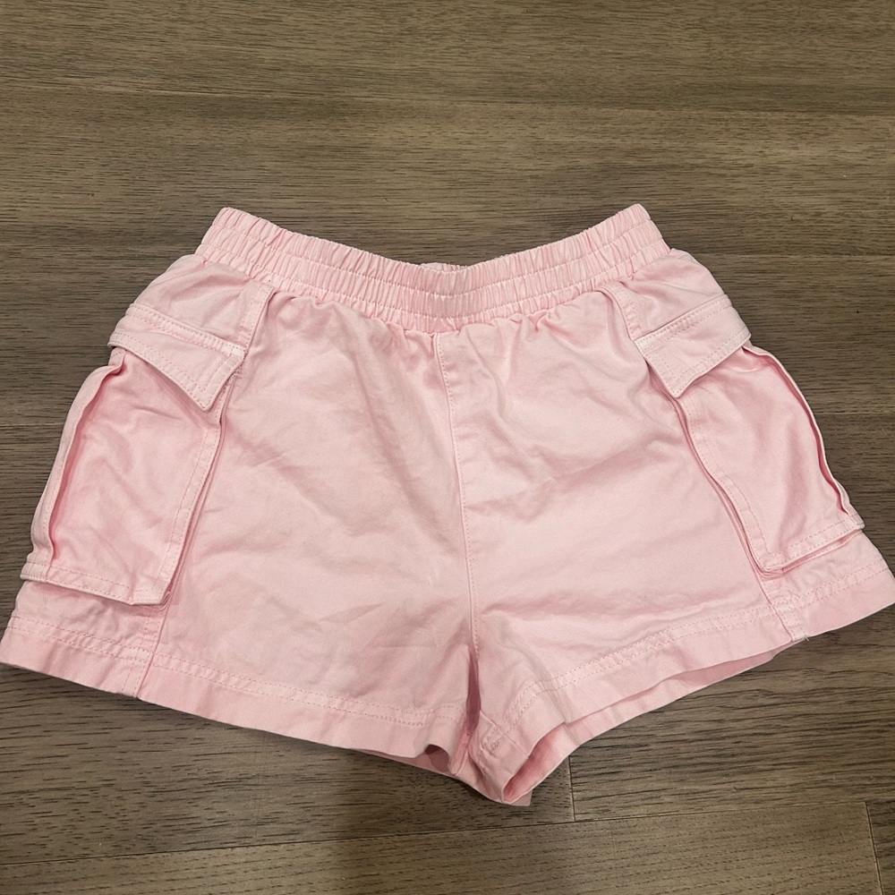 Forever 21 Cargo Shorts- Light Pink
